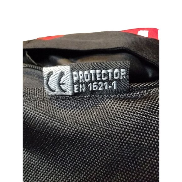 Milano Sport Mens Motorcycle Jacket Med Black Red Padded Detachable Liner - Picture 4 of 16